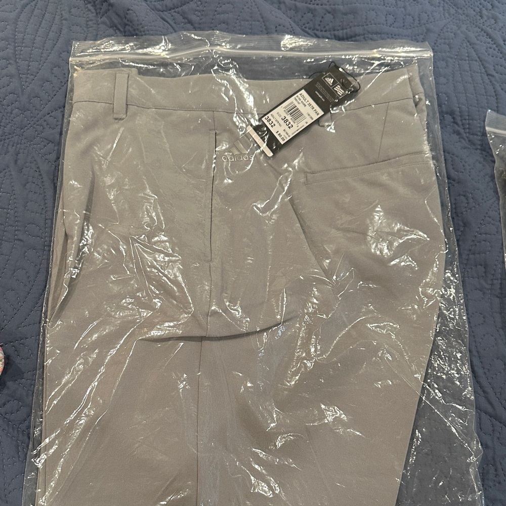 Men's Adidas New in Package Slim Dress Pants - Gray